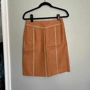 Gap Boho Leather Skirt